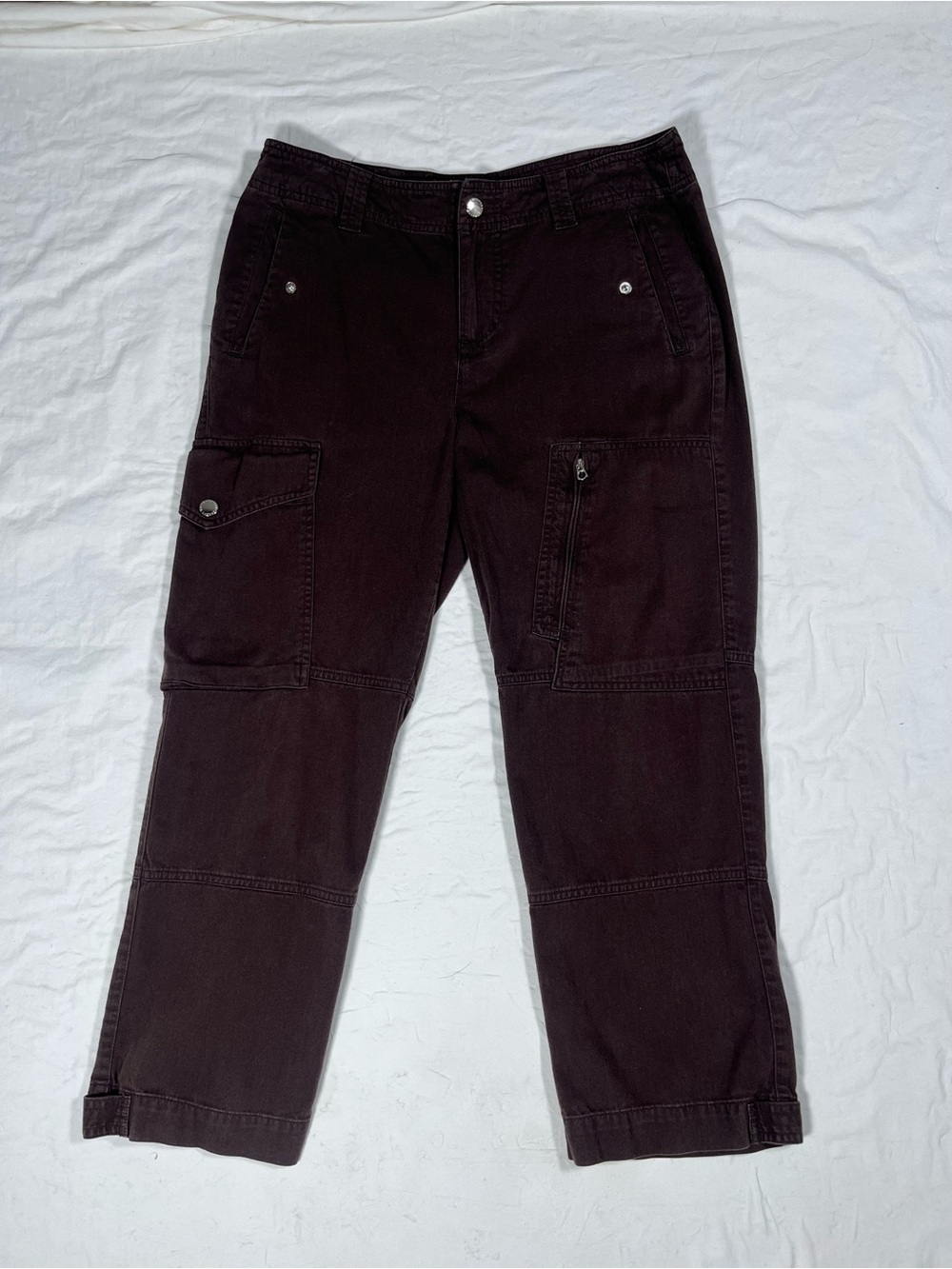 Lauren Ralph Lauren Women’s 8 Dark Brown Cargo Utility Pants Cargo